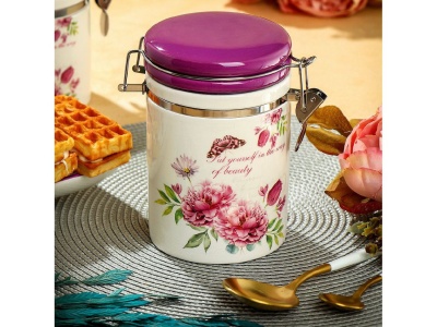 Банка для сыпучих продуктов доломит 0,55л с крышкой Daniks Флорентини (36шт/уп) Х - фото в Миди Лтд Изображение товара Банка для сыпучих продуктов доломит 0,55л с крышкой Daniks Флорентини (36шт/уп) Х в Миди Лтд