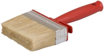 Изображение товара Макловица 30*100мм натуральная щетина нерж.обжим красная пласт.ручка в Миди Лтд