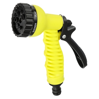 Пистолет садовый для полива  7 режимов, с эргономичной ручкой, пластик  INBLOOM (48шт/кор) - фото в Миди Лтд Изображение товара Пистолет садовый для полива  7 режимов, с эргономичной ручкой, пластик  INBLOOM (48шт/кор) в Миди Лтд