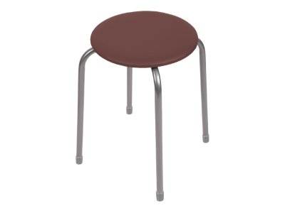 Изображение товара Табурет Ника эконом 2 NIKA 450х465мм коричневый в Миди Лтд