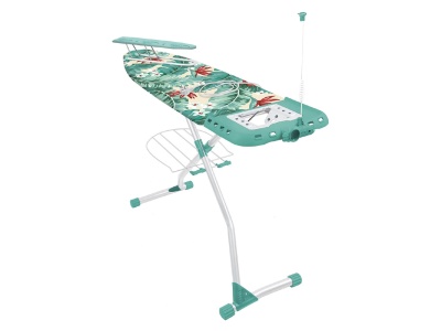 Доска гладильная NIKA ВЕРОНА 1 1220х420 с тропическими листьями - фото в Миди Лтд Изображение товара Доска гладильная NIKA ВЕРОНА 1 1220х420 с тропическими листьями в Миди Лтд