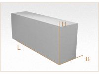 Блок для перегородок Грас D 500 B2.5 600x100x250 (120шт/пал) - фото в Миди Лтд Изображение товара Блок для перегородок Грас D 500 B2.5 600x100x250 (120шт/пал) в Миди Лтд