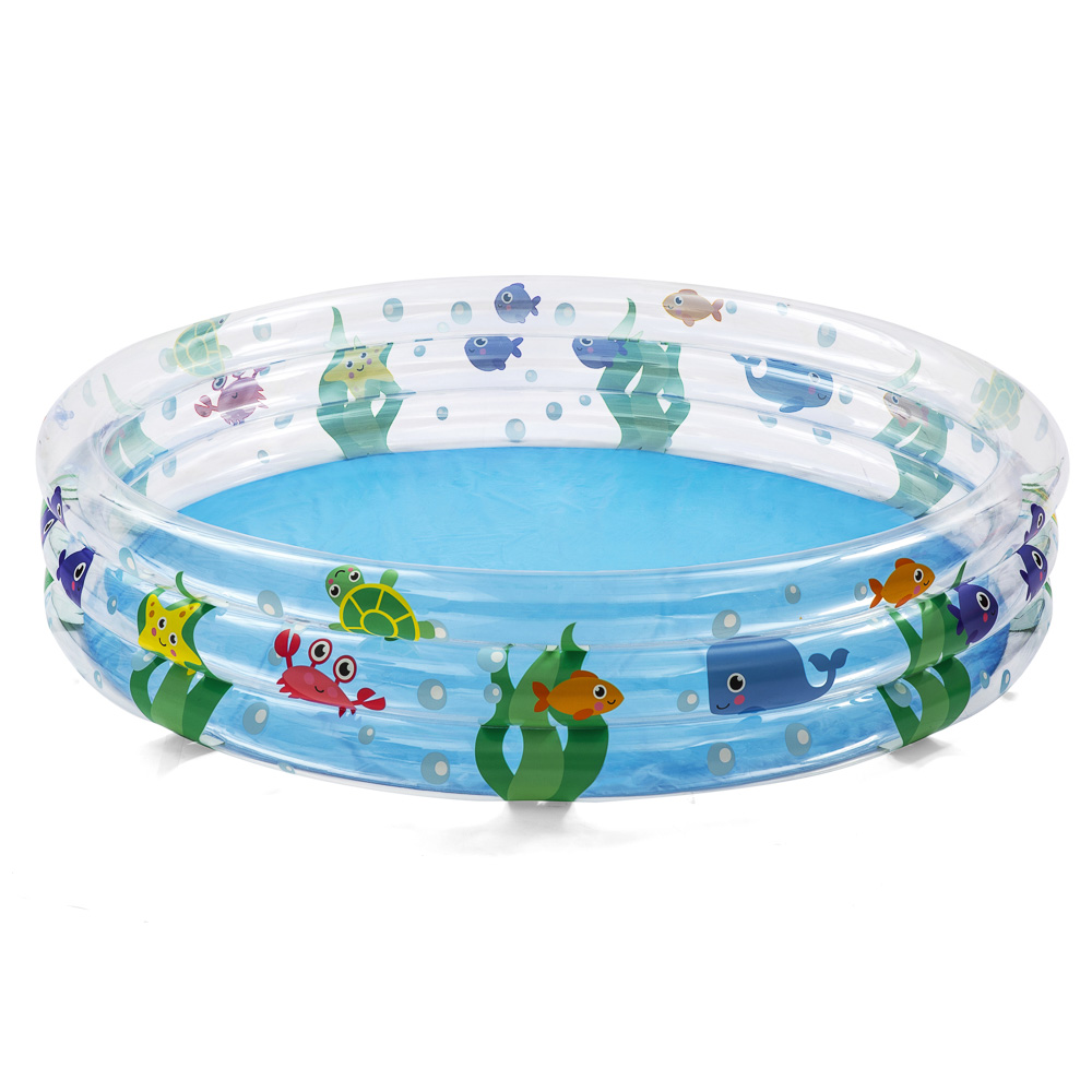 Бассейн надувной Подводный мир BESTWAY ПВХ 152*30см 282л 51004 - фото в Миди Лтд Изображение товара Бассейн надувной Подводный мир BESTWAY ПВХ 152*30см 282л 51004 в Миди Лтд