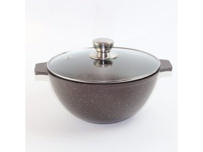 Изображение товара Казан для плова Granit Perfection chocolate АП 5л СК АЛТЕЙ(4шт/уп) в Миди Лтд