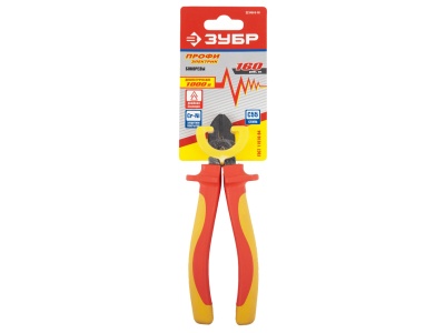Изображение товара Бокорезы 160мм ЗУБР  диэлектрические Х в Миди Лтд