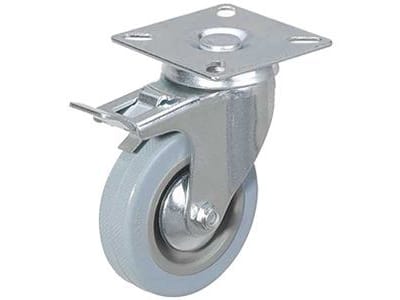 Колесо аппаратное поворотное с тормозом (SCgb 93) 75мм - фото в Миди Лтд Изображение товара Колесо аппаратное поворотное с тормозом (SCgb 93) 75мм в Миди Лтд