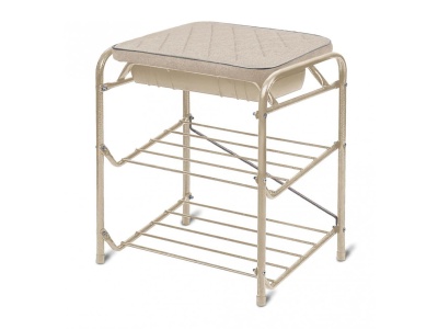 Изображение товара Банкетка для обуви NIKA 2 полки бежевая в Миди Лтд