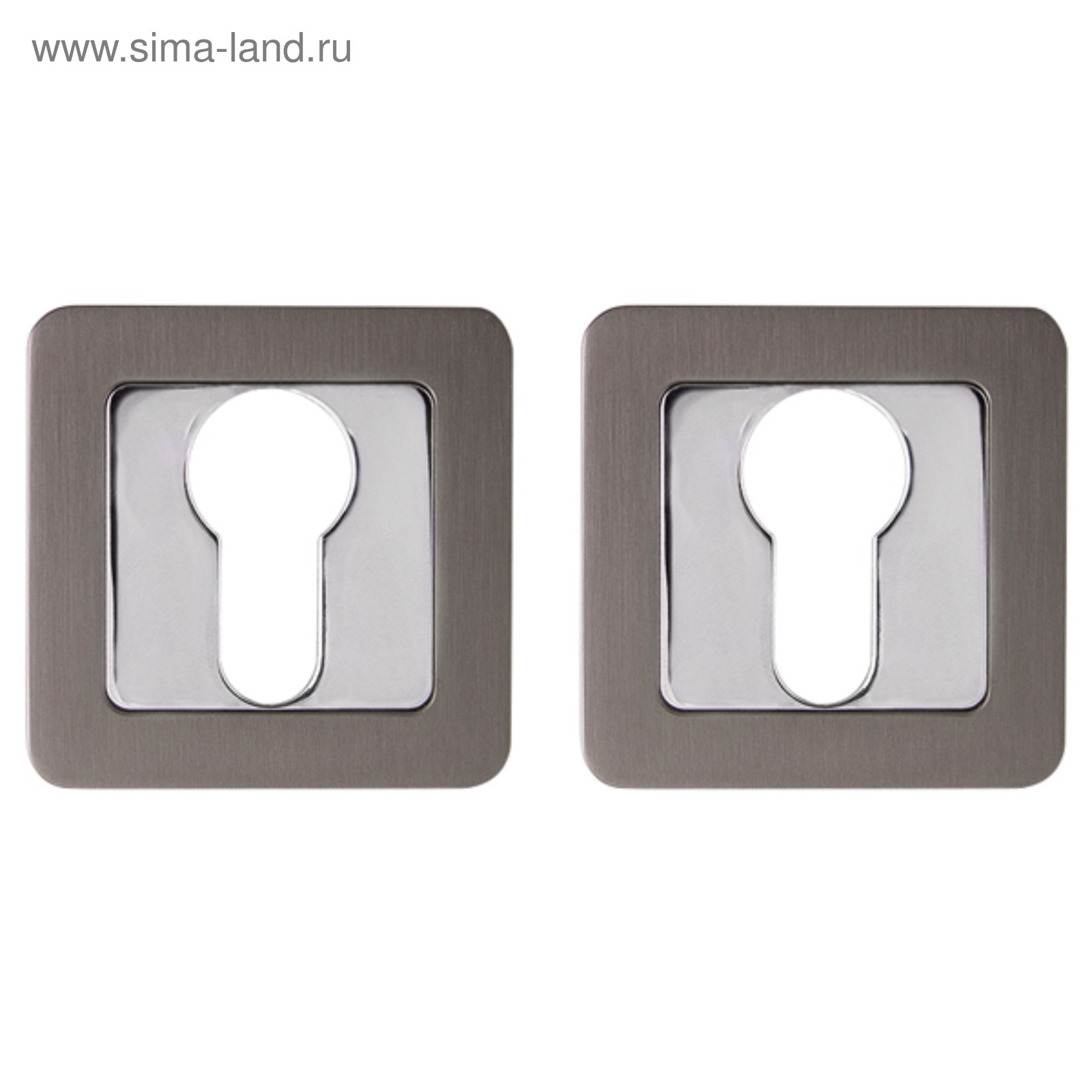 Накладка под цилиндр ET QR GR/CP-23 графит/хром - фото в Миди Лтд Изображение товара Накладка под цилиндр ET QR GR/CP-23 графит/хром в Миди Лтд