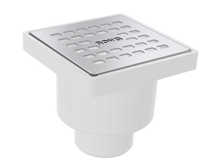 Изображение товара Трап 50 100*100 вертикальный спуск с нерж.решеткой ZEGOR в Миди Лтд