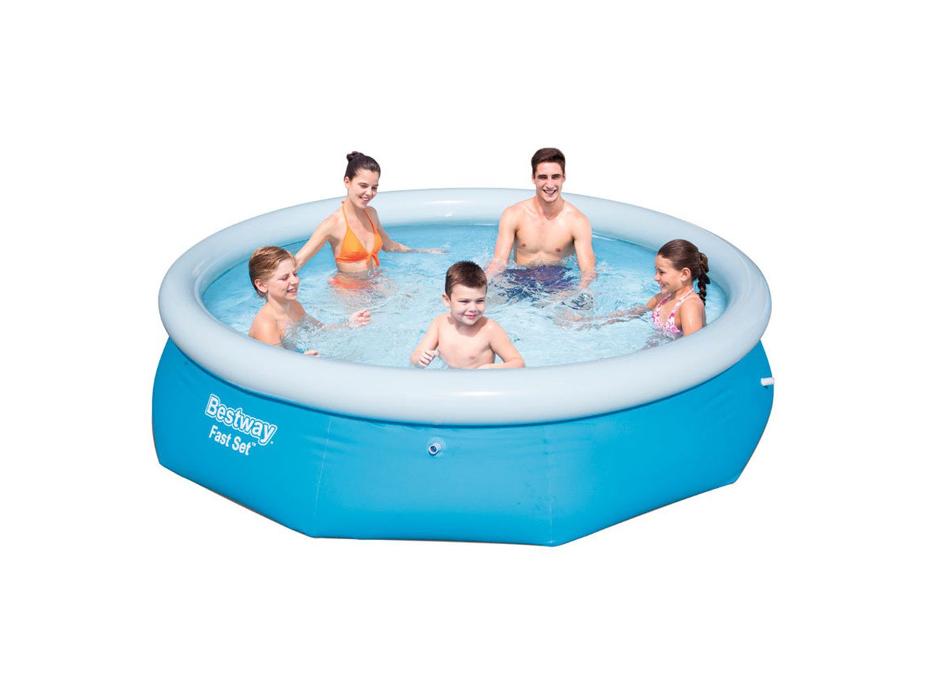 Бассейн с надувным бортом BESTWAY 305*76см 3638л 57266 - фото в Миди Лтд Изображение товара Бассейн с надувным бортом BESTWAY 305*76см 3638л 57266 в Миди Лтд