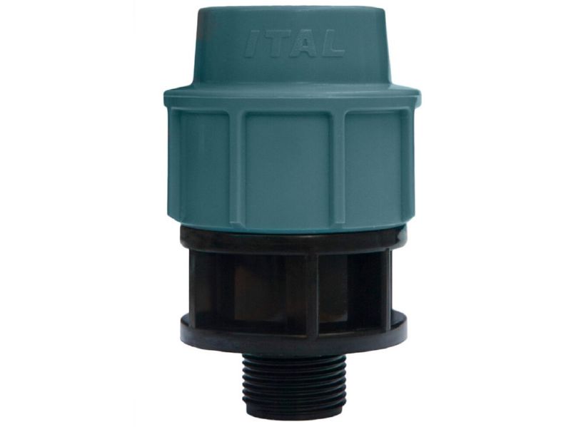 Муфта ПНД 63*2 НР ИТАЛ (33шт/уп) - фото в Миди Лтд Изображение товара Муфта ПНД 63*2 НР ИТАЛ (33шт/уп) в Миди Лтд