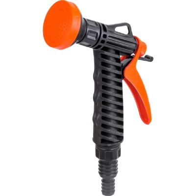 Душ-пистолет поливочный Жук 1/2"-3/4" с фиксатором (50шт/уп) - фото в Миди Лтд Изображение товара Душ-пистолет поливочный Жук 1/2"-3/4" с фиксатором (50шт/уп) в Миди Лтд