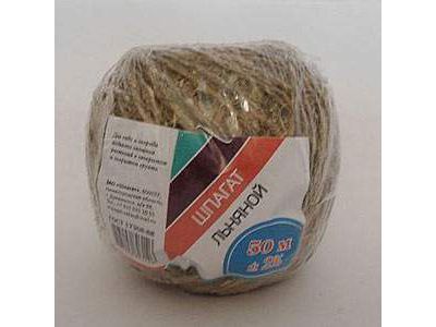 Изображение товара Шпагат джутовый 50м (клубок) (25шт/уп) в Миди Лтд