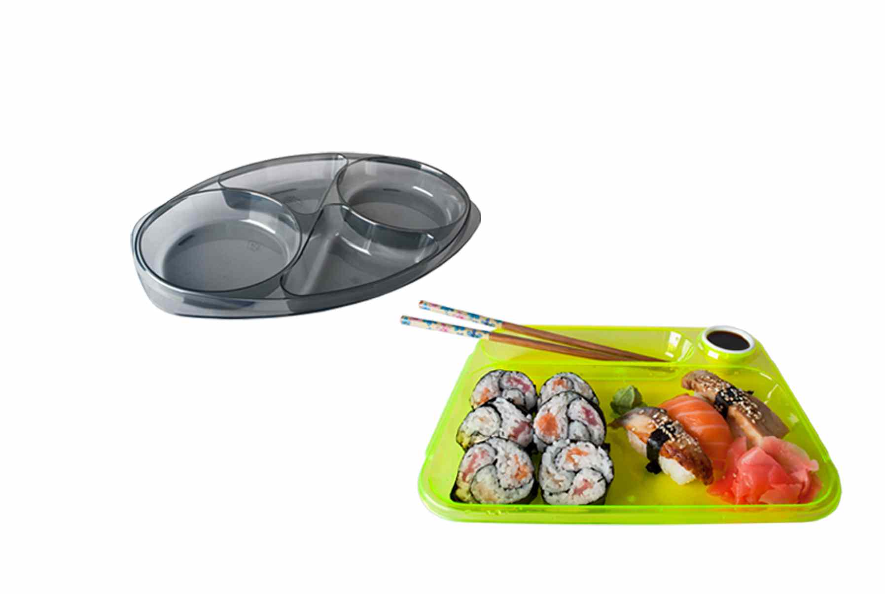 Менажница 4 секции (50шт/уп) - фото в Миди Лтд Изображение товара Менажница 4 секции (50шт/уп) в Миди Лтд