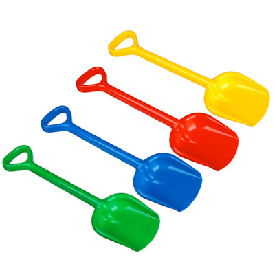 Изображение товара Лопатка детская пластик 40см 4 дизайна   Х в Миди Лтд