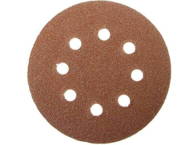 Круг абразивный на велюр осн зер 60 d125  8 отв (5шт/уп) - фото в Миди Лтд Изображение товара Круг абразивный на велюр осн зер 60 d125  8 отв (5шт/уп) в Миди Лтд