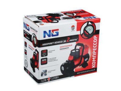 Компрессор автомобильный манометр, штекер прикур, LED фонарь, 12V, 120W, 35 л/мин, металл (8шт/кор) - фото в Миди Лтд Изображение товара Компрессор автомобильный манометр, штекер прикур, LED фонарь, 12V, 120W, 35 л/мин, металл (8шт/кор) в Миди Лтд