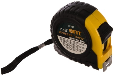 Рулетка  7,5м*25мм Хард прорезиненный корпус (10шт/уп) - фото в Миди Лтд Изображение товара Рулетка  7,5м*25мм Хард прорезиненный корпус (10шт/уп) в Миди Лтд