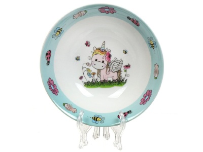 Салатник детский керамика 350мл Daniks Единорог (12шт/уп) Х - фото в Миди Лтд Изображение товара Салатник детский керамика 350мл Daniks Единорог (12шт/уп) Х в Миди Лтд