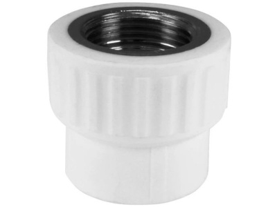 Муфта переходная РРR 40*1 1/2 внутренняя резьба Valfex (24шт/уп) - фото в Миди Лтд Изображение товара Муфта переходная РРR 40*1 1/2 внутренняя резьба Valfex (24шт/уп) в Миди Лтд