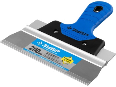 Изображение товара Шпатель фасадный ЗУБР Профессионал нерж полотно 200мм двухкомпонентная ручка Х в Миди Лтд