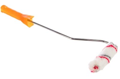 Изображение товара Валик полиакриловый Профи мини белый с сер ручкой д 15*35 ворс 10 мм в Миди Лтд