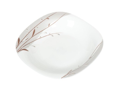 Тарелка суповая стеклокерамика квадратная 23см Daniks Орфей (6шт/уп) - фото в Миди Лтд Изображение товара Тарелка суповая стеклокерамика квадратная 23см Daniks Орфей (6шт/уп) в Миди Лтд