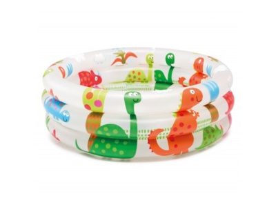 Бассейн надувной детский круглый с динозаврами INTEX 61*22см 57106NP (12шт/кор) - фото в Миди Лтд Изображение товара Бассейн надувной детский круглый с динозаврами INTEX 61*22см 57106NP (12шт/кор) в Миди Лтд