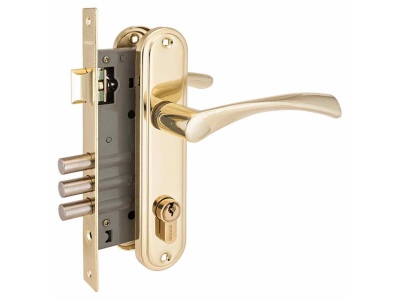 Замок врезной 103/3 GP латунь с ручкой Аллюр (12шт/уп) АКЦИЯ!!! Х - фото в Миди Лтд Изображение товара Замок врезной 103/3 GP латунь с ручкой Аллюр (12шт/уп) АКЦИЯ!!! Х в Миди Лтд