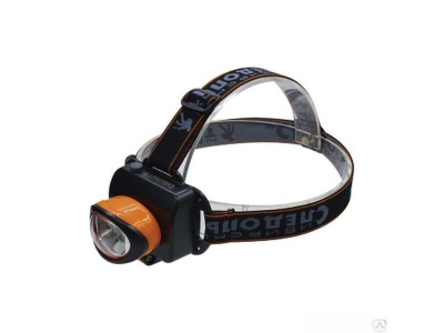 Изображение товара Фонарь налобный 97х75х61мм "Сибирский Следопыт" Люминофор, 6 SMD LED, 3*AA в Миди Лтд