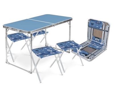 Набор стульев походных складных 340х300х370 джинс Х - фото в Миди Лтд Изображение товара Набор стульев походных складных 340х300х370 джинс Х в Миди Лтд