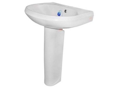 Изображение товара Умывальник "ВЕСТ" с пьедесталом (г.Воротынск) Вест/Лотос в Миди Лтд