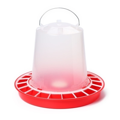 Поилка для птиц 12,0л с пробкой красная (5шт/уп) - фото в Миди Лтд Изображение товара Поилка для птиц 12,0л с пробкой красная (5шт/уп) в Миди Лтд