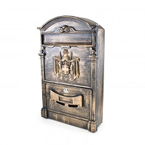 Ящик почтовый №4010В старая медь (5шт/уп) - фото в Миди Лтд Изображение товара Ящик почтовый №4010В старая медь (5шт/уп) в Миди Лтд