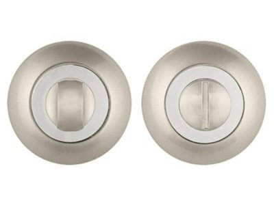 Завертка дверная ВК6 TL  SN/CP-3 матовый никель/хром  - фото в Миди Лтд Изображение товара Завертка дверная ВК6 TL  SN/CP-3 матовый никель/хром  в Миди Лтд