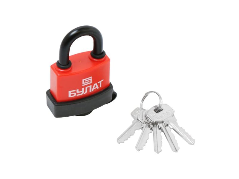Изображение товара Замок навесной 8мм  Булат ВС 1-П42 ПЛ всепогодный 5кл  в Миди Лтд