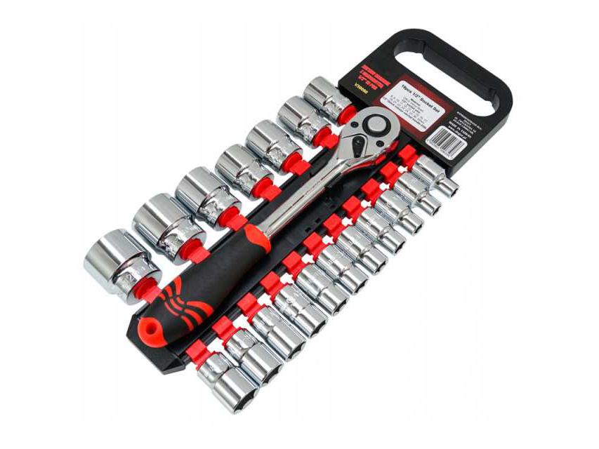 Набор торцевых головок Spark LUX 19 предметов, 1/2" головки и трещотка - фото в Миди Лтд Изображение товара Набор торцевых головок Spark LUX 19 предметов, 1/2" головки и трещотка в Миди Лтд