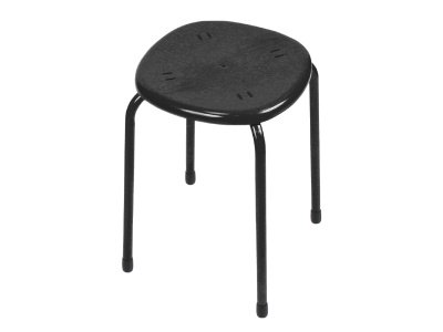 Табурет с пластмассовым сиденьем NIKA 450х460мм черный ТП02/Ч - фото в Миди Лтд Изображение товара Табурет с пластмассовым сиденьем NIKA 450х460мм черный ТП02/Ч в Миди Лтд
