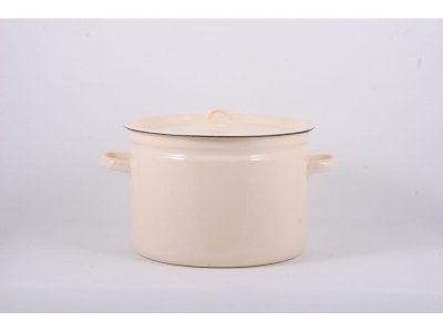 Изображение товара Кастрюля эмаль кремовая 7,0л С-1620/Км (4шт/уп) Х в Миди Лтд