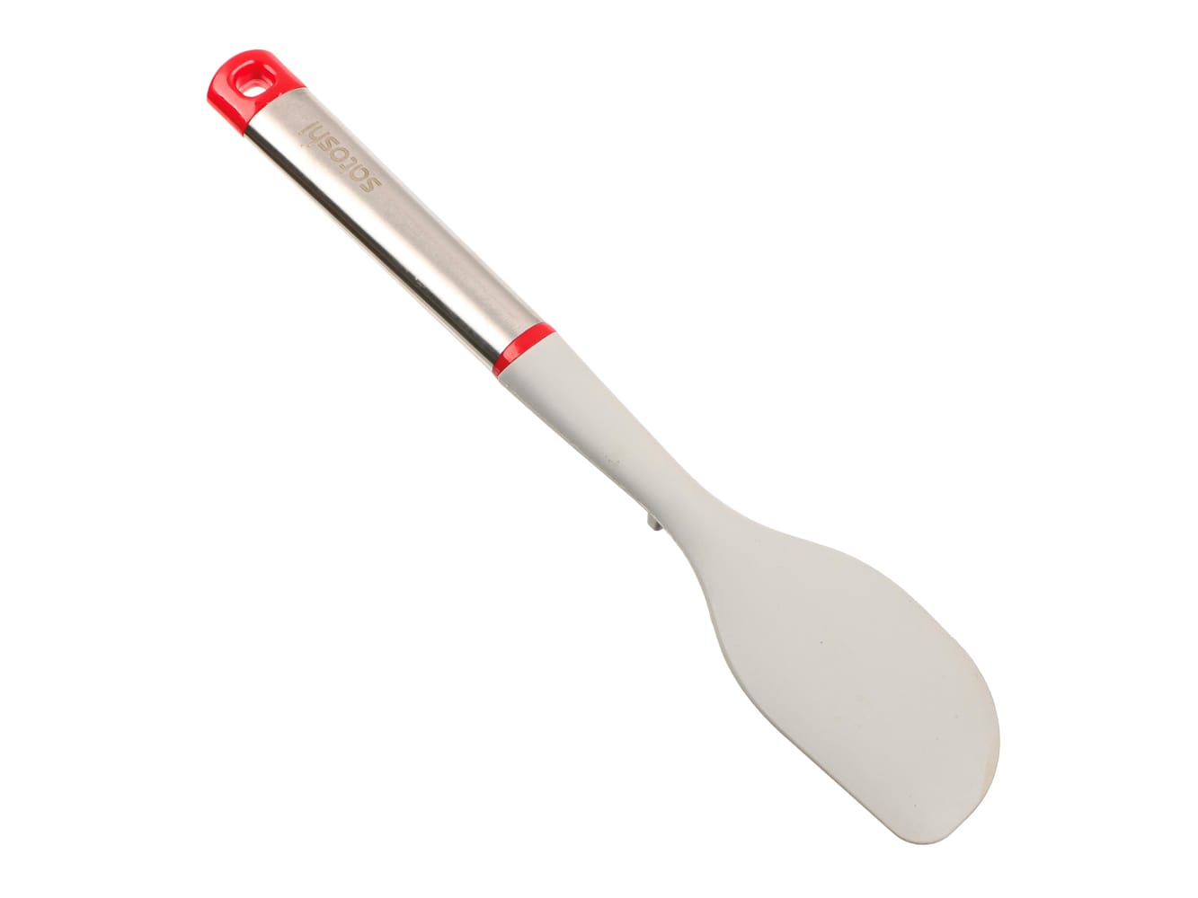 Лопатка узкая силикон, руч нерж /пласт Премьер SATOSHI - фото в Миди Лтд Изображение товара Лопатка узкая силикон, руч нерж /пласт Премьер SATOSHI в Миди Лтд