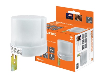 Фотореле ФРЛ-03 5-50лк 25А TDM - фото в Миди Лтд Изображение товара Фотореле ФРЛ-03 5-50лк 25А TDM в Миди Лтд