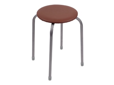 Изображение товара Табурет Эконом NIKA 440х450мм коричневый в Миди Лтд