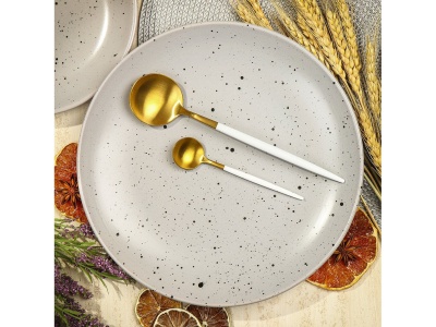 Изображение товара Тарелка обеденная керамика круглая 27см Daniks Латте (20шт/уп) Х в Миди Лтд