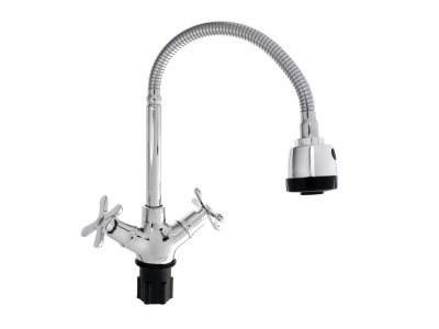 Изображение товара Смеситель для кухни СоюзКран гибкий излив керам кран-буксы 1/2 хром цинк SK01-F240 в Миди Лтд