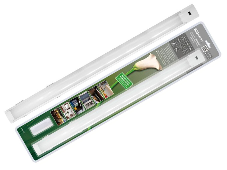 Изображение товара Светильник линейный LED 600х37 5.5Вт 230В датчик  движения TDM в Миди Лтд