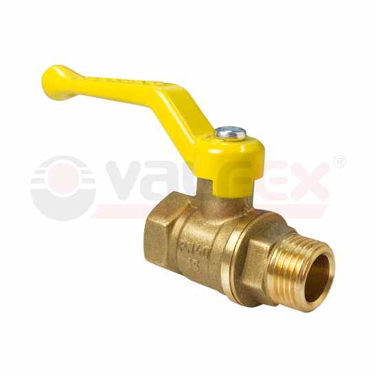 Изображение товара Кран газовый шар. 2 г/ш ручка Valfex латунь (1шт/уп) в Миди Лтд