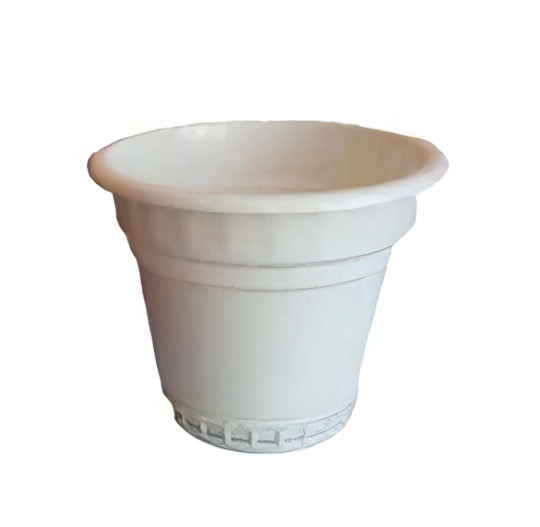 Кашпо с поддоном 8,0л белое (25шт/уп) - фото в Миди Лтд Изображение товара Кашпо с поддоном 8,0л белое (25шт/уп) в Миди Лтд