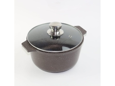 Изображение товара Кастрюля Granit Perfection chocolate АП 3л СК АЛТЕЙ(6шт/уп) Х в Миди Лтд