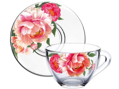 Подарочный набор Дуэт Корнелия 4пр (кружка 2шт+блюдце 2шт) (6шт/уп) Х - фото в Миди Лтд Изображение товара Подарочный набор Дуэт Корнелия 4пр (кружка 2шт+блюдце 2шт) (6шт/уп) Х в Миди Лтд