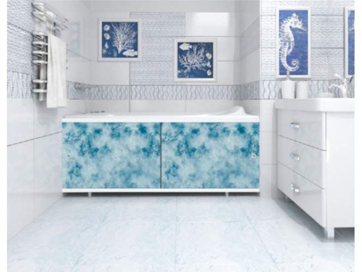 Изображение товара Экран под ванну 1,68м Кварт облака в Миди Лтд